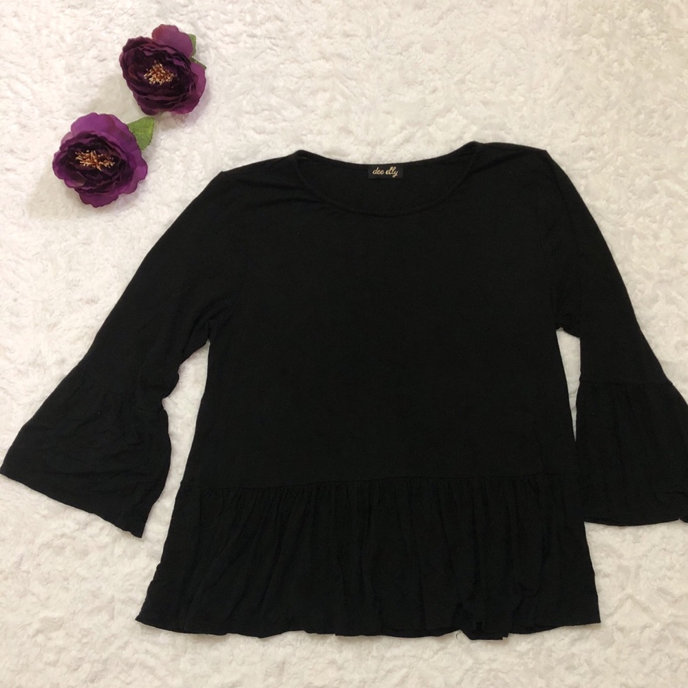 Bell Sleeve Cute Top